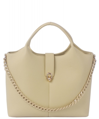 Fashion Chain Link Satchel CSD012 YELLOW